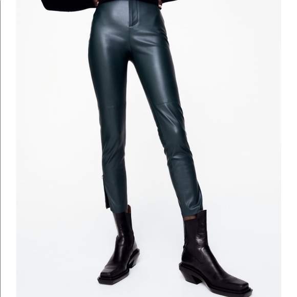 Faux leather leggings - Picture 2 of 6